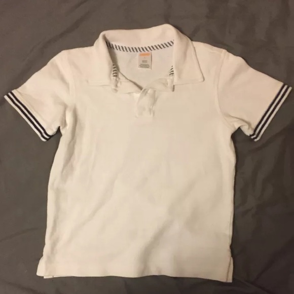 Boys size 5 white Gymboree polo shirt - Picture 5 of 5
